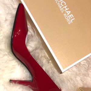 Michael Kors Flex mid pump pointed toe heels👠